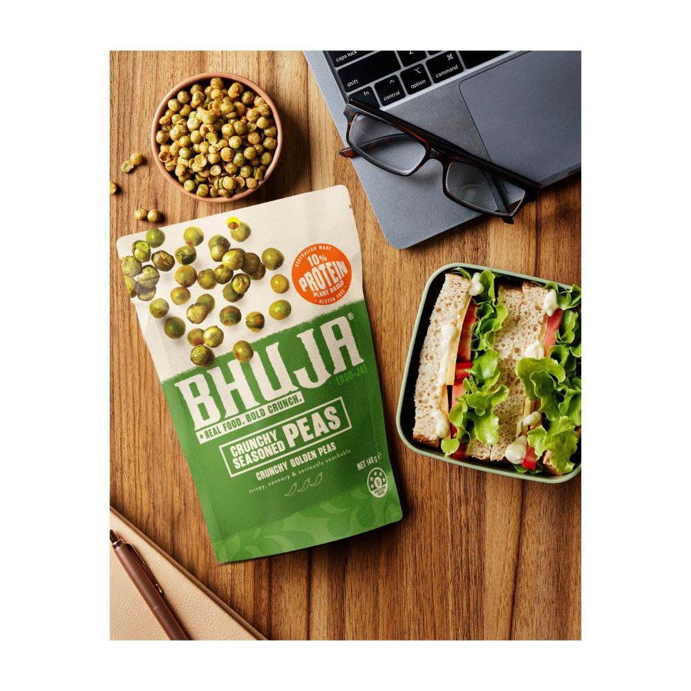 Bhuja Crunchy Seasoned Peas - 140g