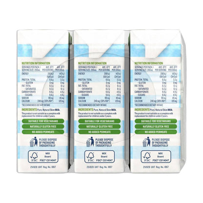 Devondale Uht Skim Multipack Milk 200ml - 6 Pack