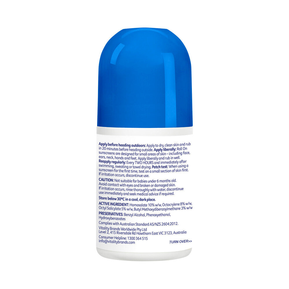 Cancer Council SPF 50+ Ultra Rollon Sunscreen - 75mL