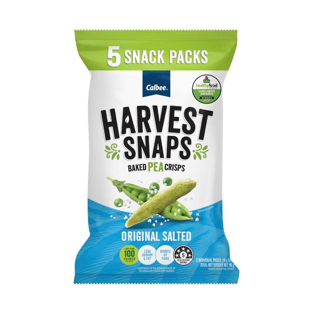Harvest Snap Pea Original Salted Multipack 5x18g - 90g