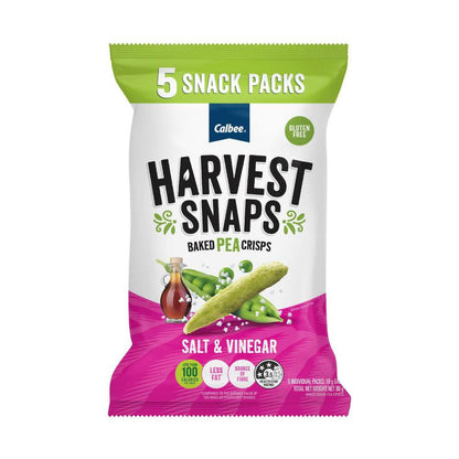 Harvest Snaps Pea Salt & Vinegar Multipack 5x18g - 90g