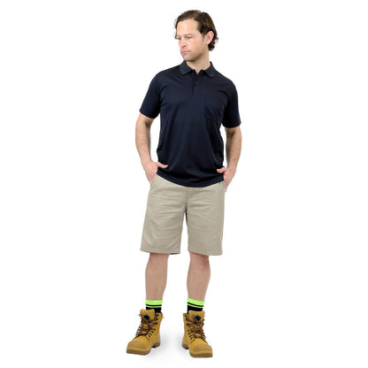 Craftright Black Short Sleeve Polo - XL