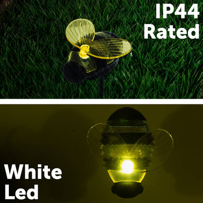 Click Solar Path Light Bee - LED Garden Stake Light