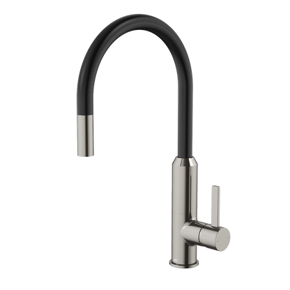 Dorf Sink Mixer - 185mm - Black Nickel