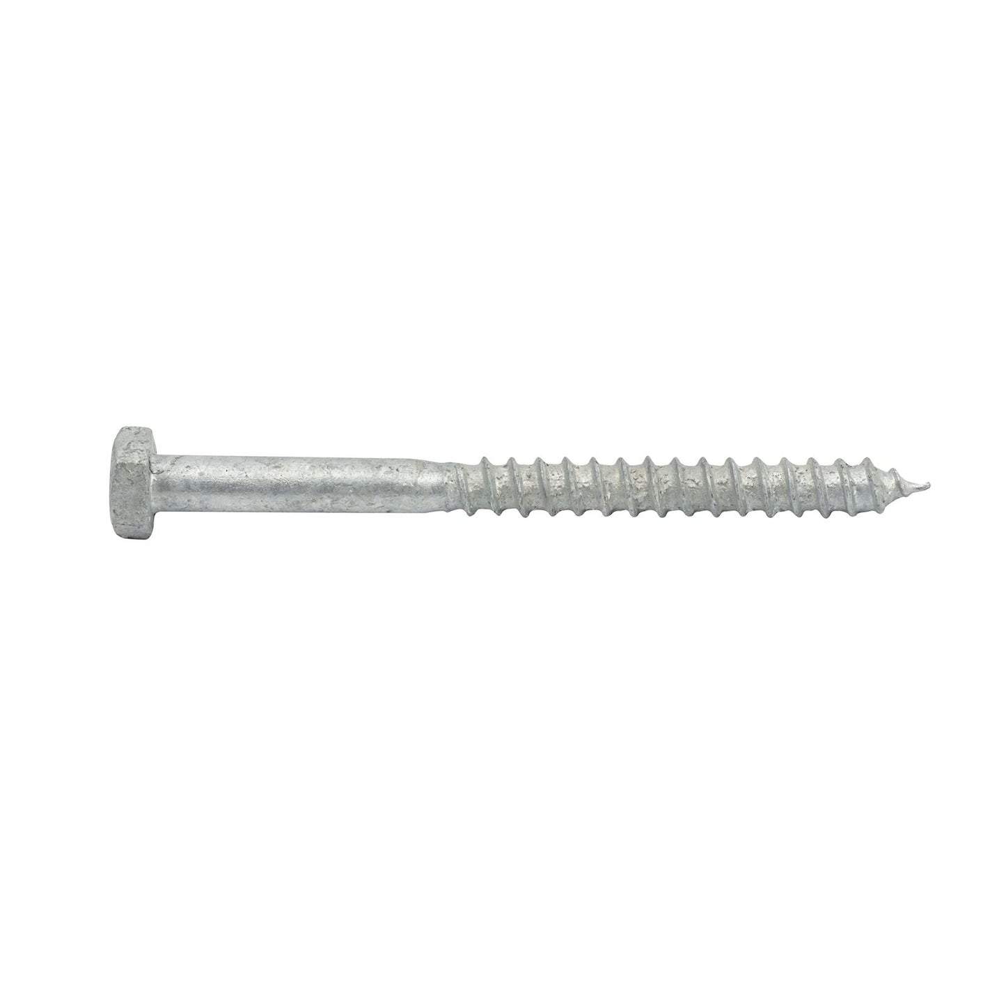Zenith Hot Dip Galvanised Hex Head Coach Screws - M6 x 75mm - 25 Pack