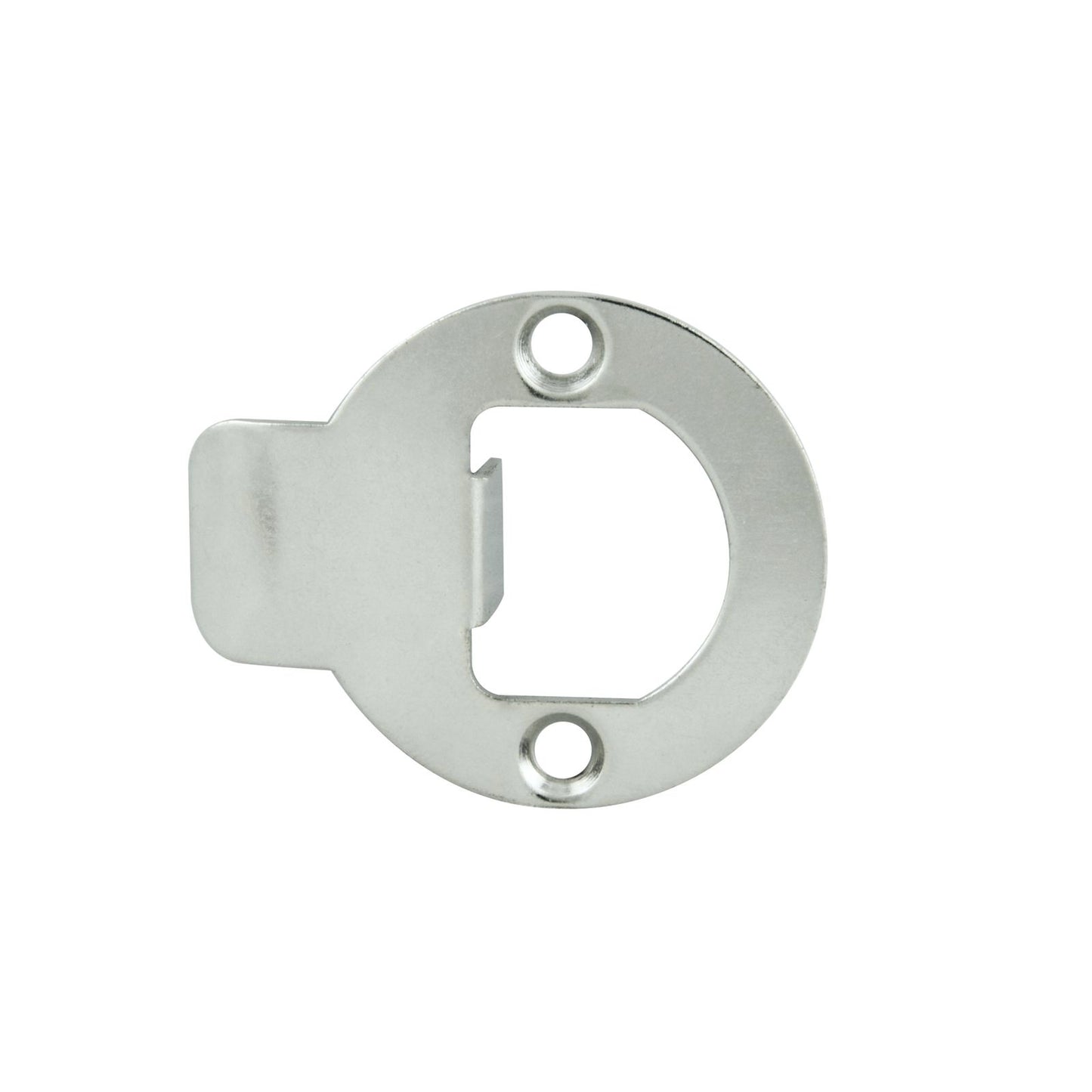 Ikonic Brushed Nickel Round Striker Plate - 41mm x 52mm