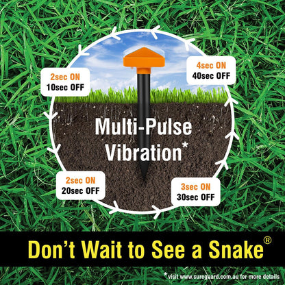 Sureguard Premium Solar Snake Repellent - 4 Pack