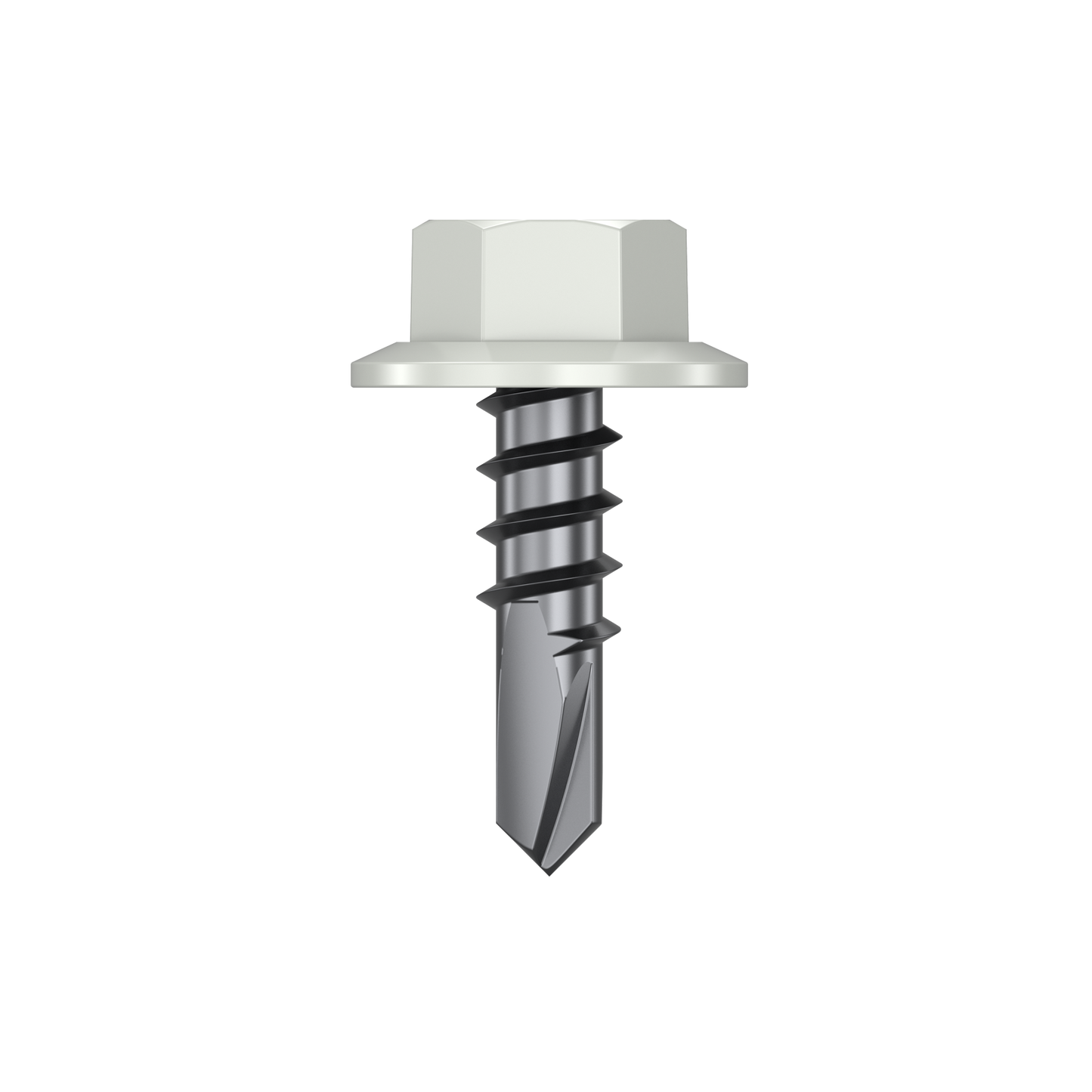 Bremick Metal Hex Screw - 10g x 16mm - Shale Grey - 100 Pack