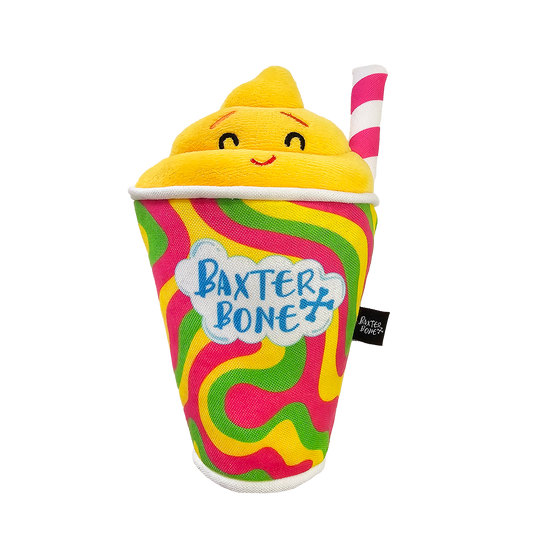 Baxter Bone Smiley Slushie Pet Toy