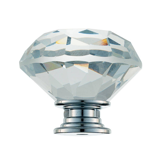 Taskmaster 40mm Crystal Knobs Transparent - 4 Pack