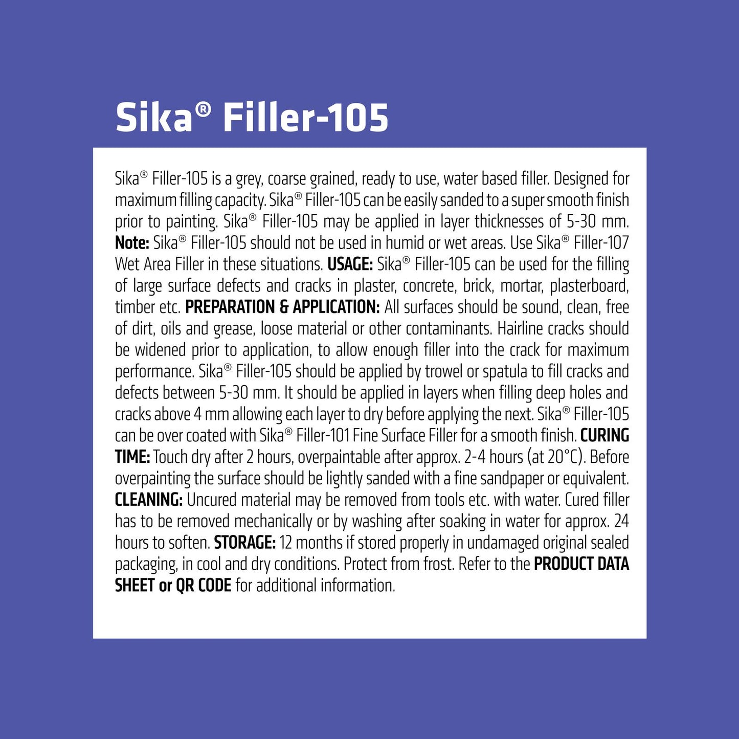 Sika Filler - 400ml - Grey