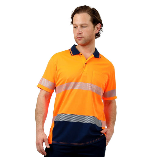 Citeco Orange Hi Vis Short Sleeve Polo - XL