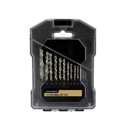 Craftright Drill Bit Set - 13 Piece - 1.5-6.5mm