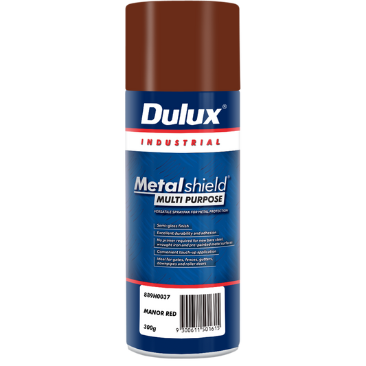 Dulux Metalshield Spray Paint - 300g - Manor Red