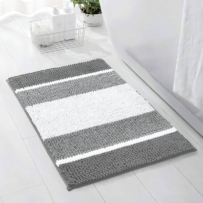 Barelli Chenille Bath Mat - 50 x 80cm - Grey
