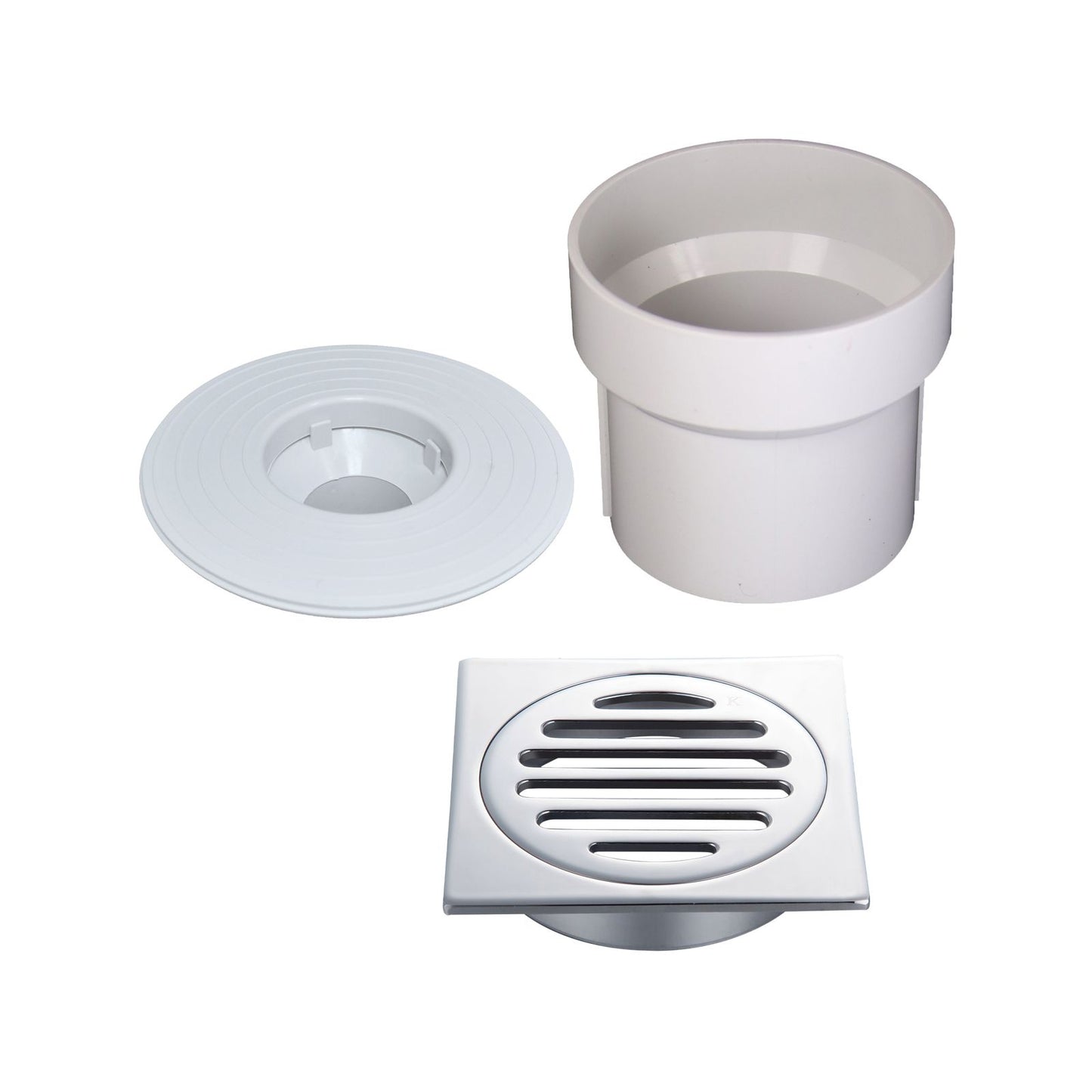 Kinetic 80mm Puddle Flange Kit Square Grate