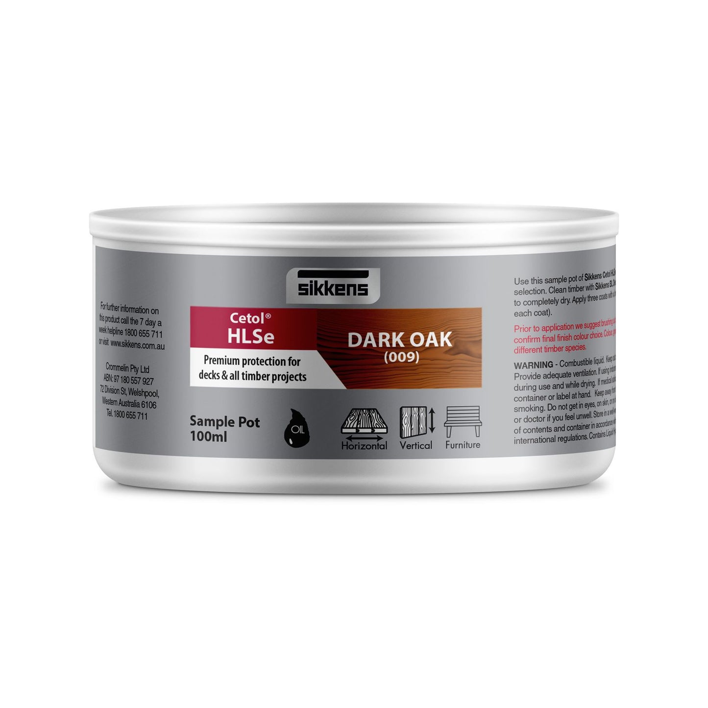 Sikkens Dark Oak Cetol HLSe - 100ml
