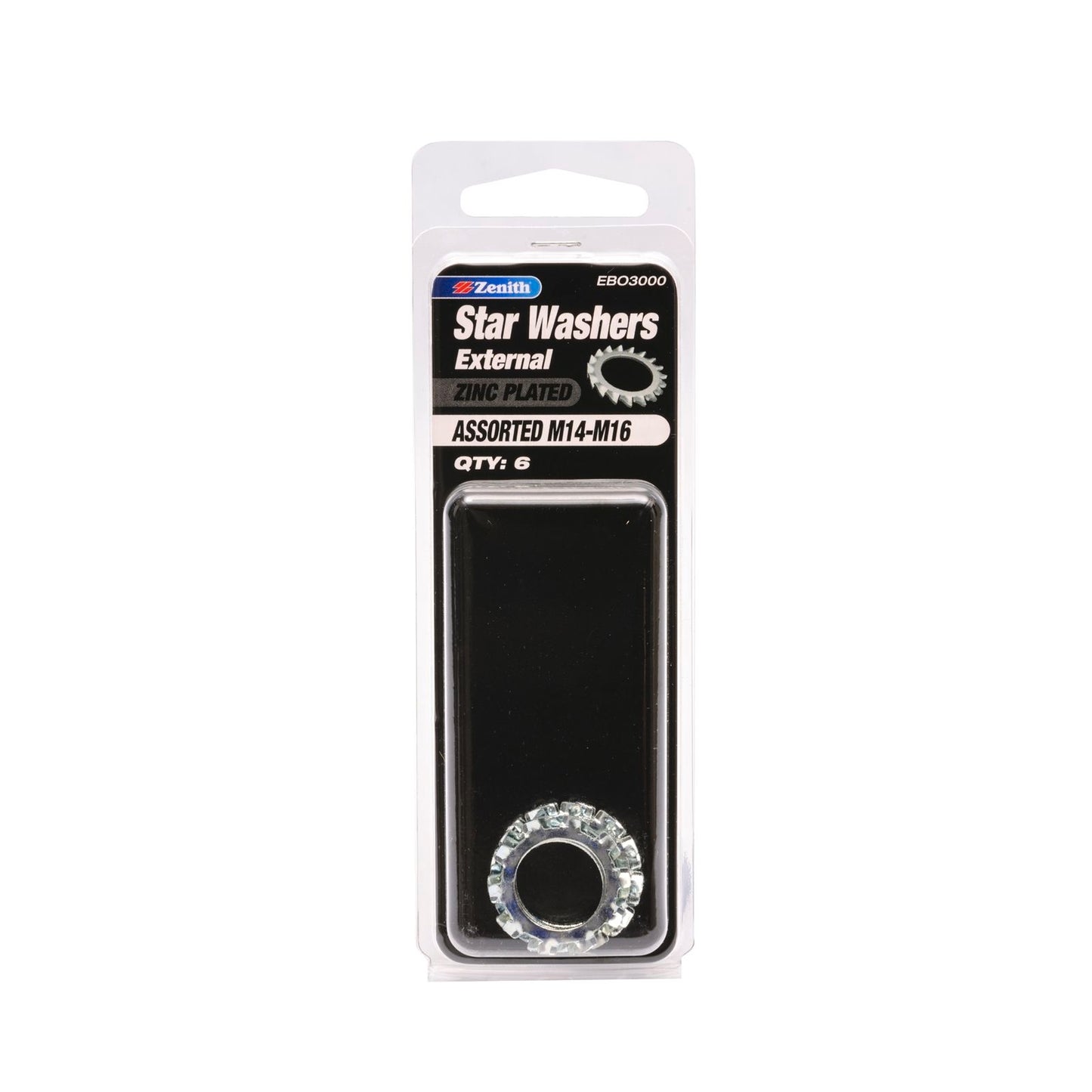 Zenith Star Washer - M14-M16 - 6 Pack