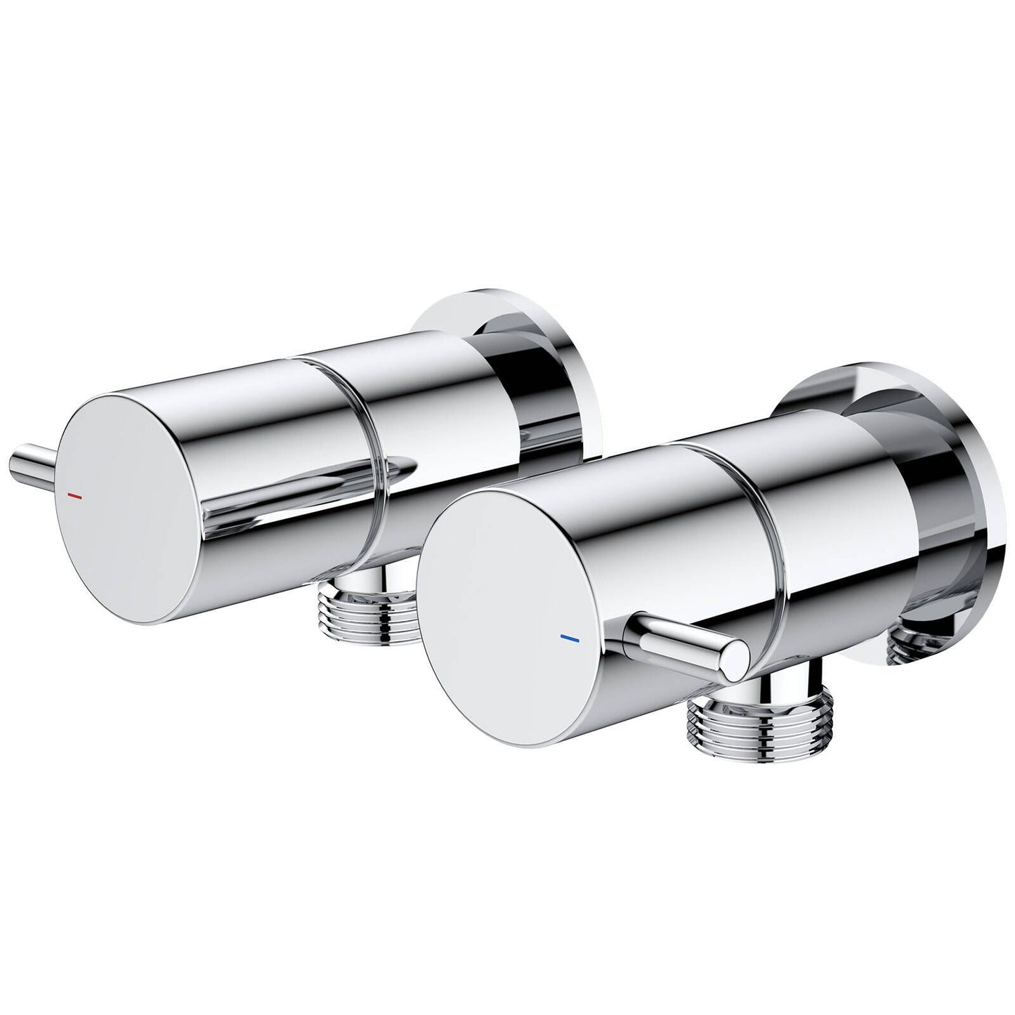 Caroma Chrome Luna Lever Washing Machine Set - 56 x 99mm
