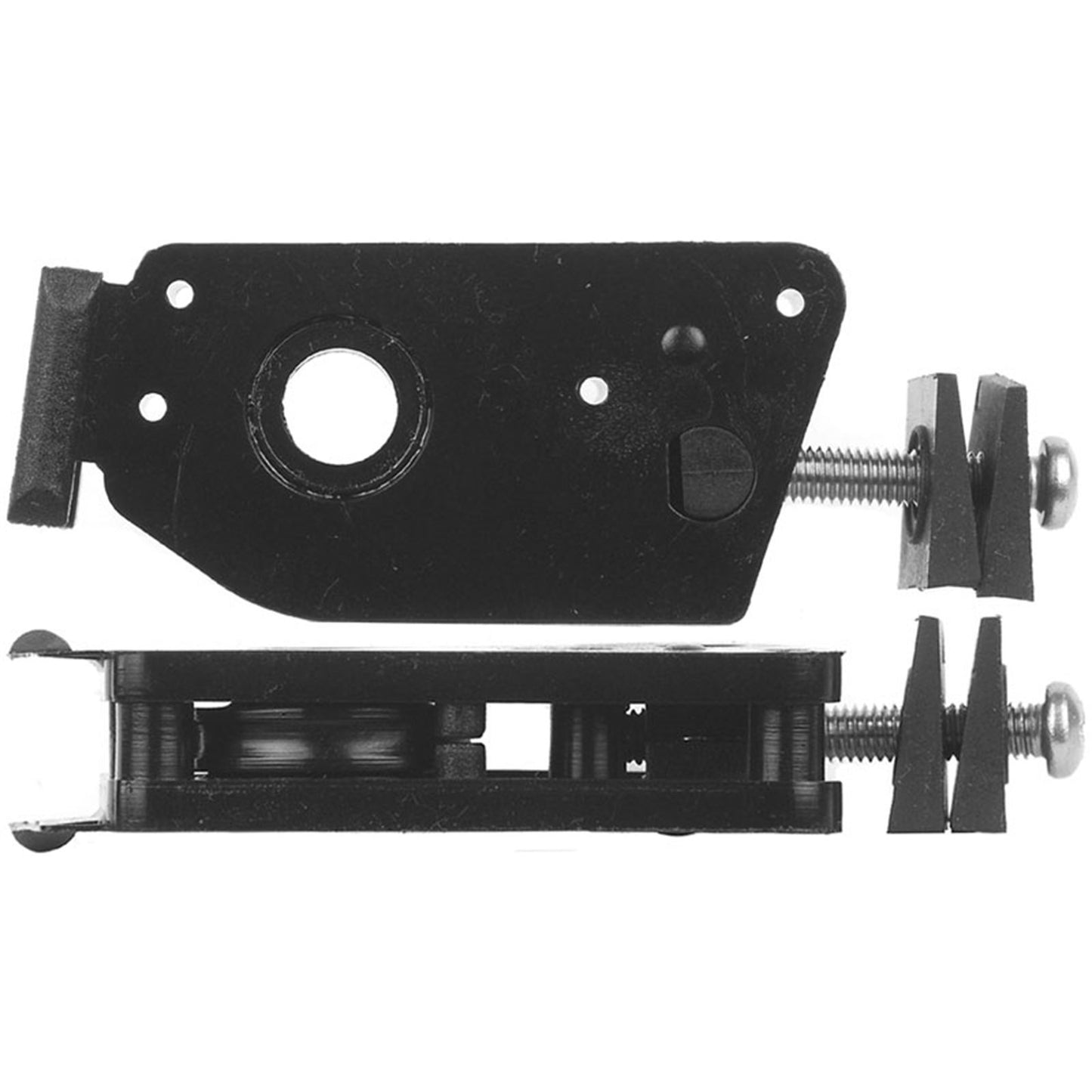 Rolltrak Adjustable Plastic Carriage - Nylon Roller - 15kg - Black