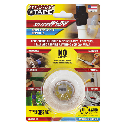 Tommy Tape Specialty Tape - 25mm x 3m - White