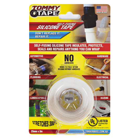 Tommy Tape Specialty Tape - 25mm x 3m - White
