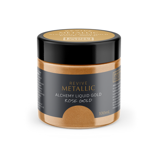 Porters Metallic Furniture Paint - 100ml - Rose Gold