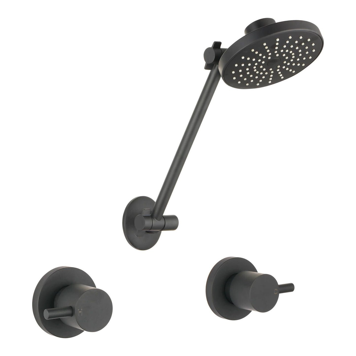 Mondella Black Matte Resonance Shower Set - 1/4 Turn