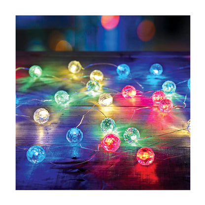 Lytworx 30 Multicolour Wire Ball Lights - 2.9m