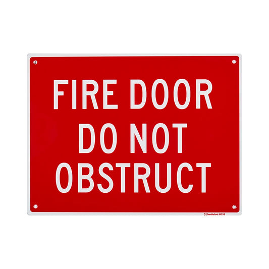 Sandleford Fire Door Sign - 300 x 225mm