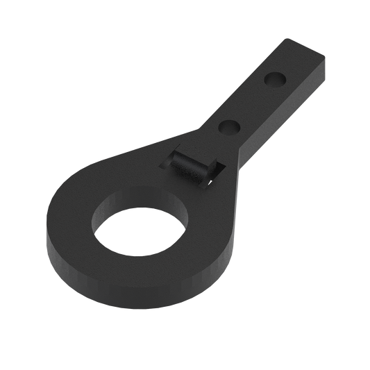 Peak No-Dig Fencing Black Steel Cut Panel Brackets
