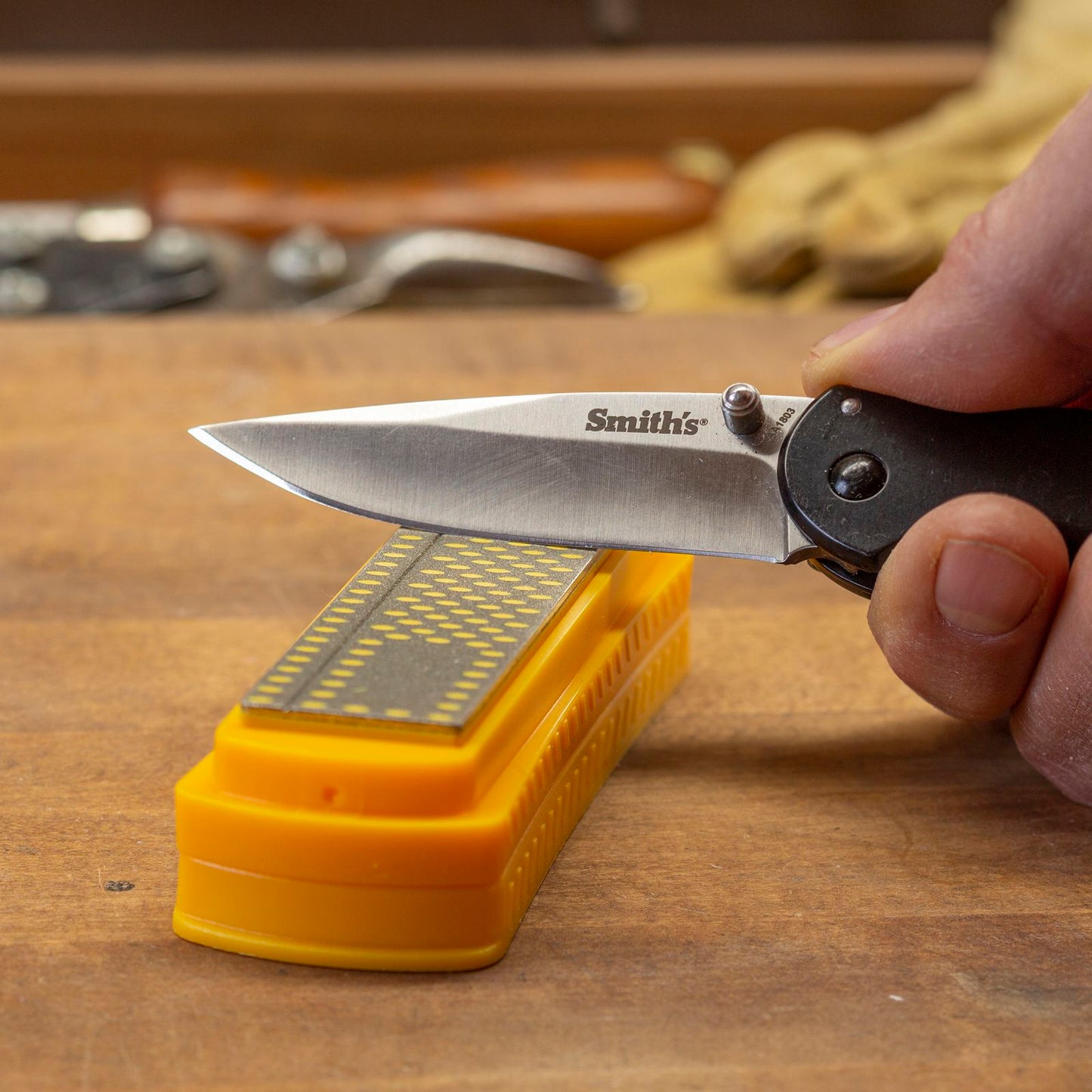 Smith's 4" Coarse Diamond Sharpening Stone