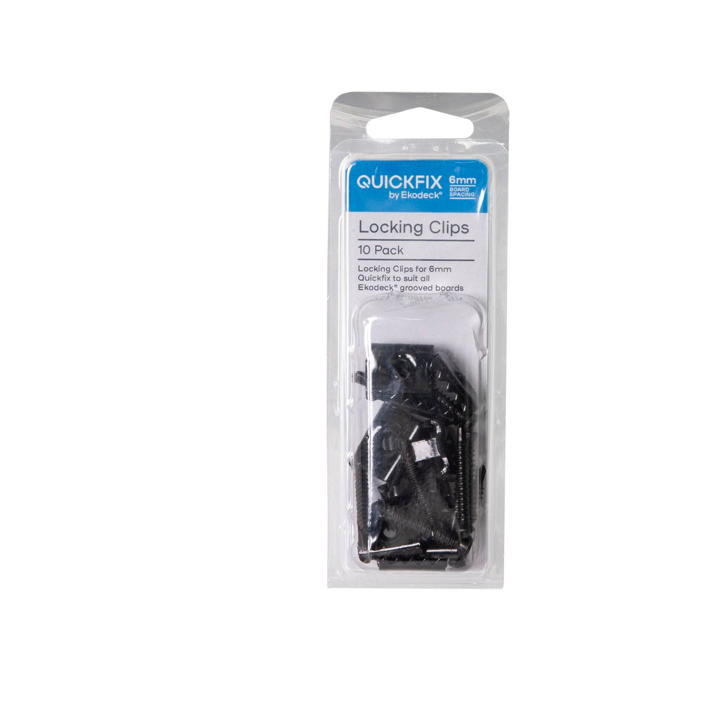 Quickfix Ekodeck Locking Clips - 6mm - 10 Pack