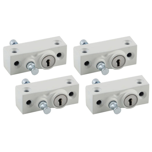 Ikonic White Multibolt Window Lock - 4 Pack