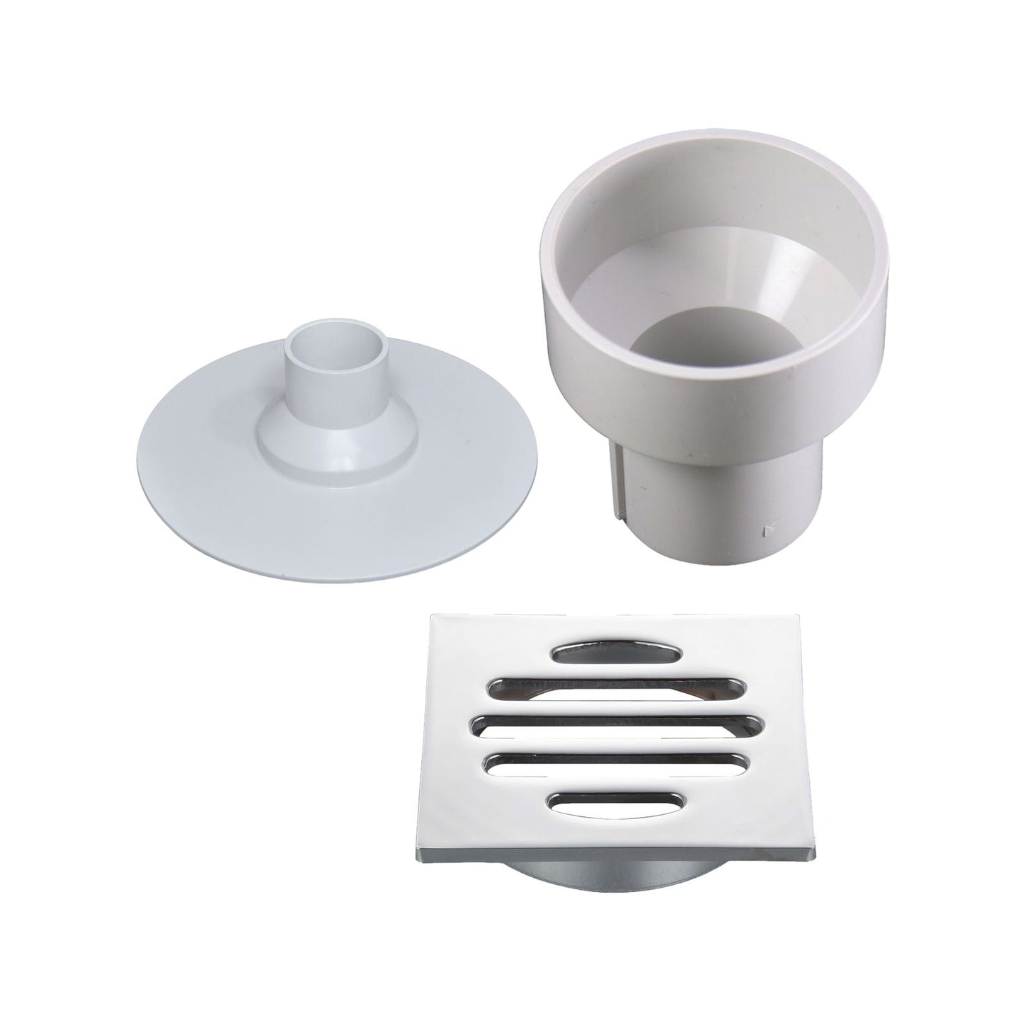 Kinetic 50mm Puddle Flange Kit Square Grate