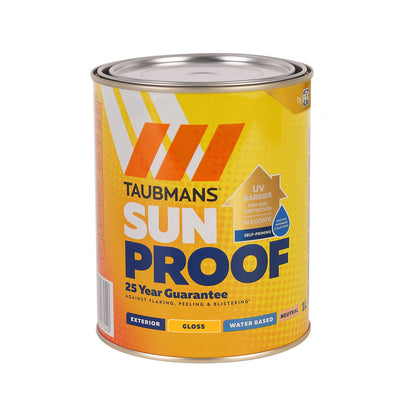 Taubmans Neutral Gloss Sunproof Exterior Paint - 1L