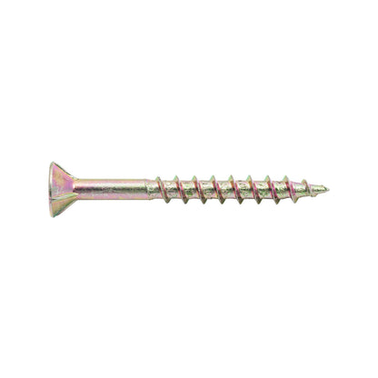 Zenith 8g Chipboard Screws - 40mm - Gold - 100 Pack