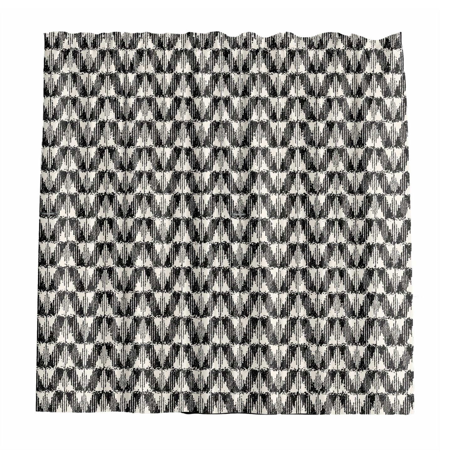 Barelli Shower Curtain - Woven Chevron - 180 x 180cm