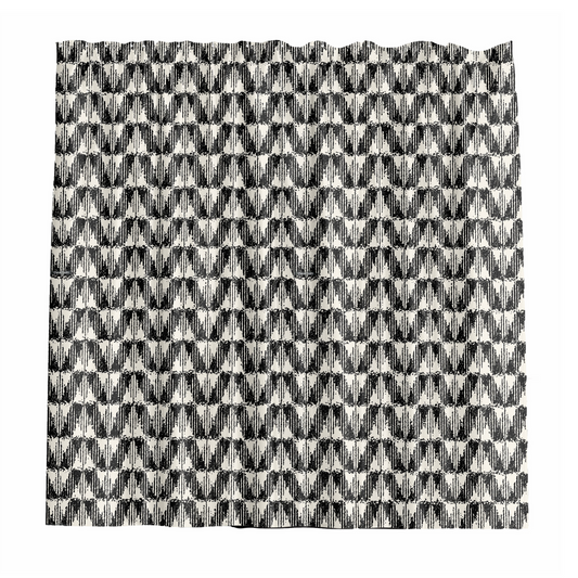 Barelli Shower Curtain Woven Chevron 180 x 180cm