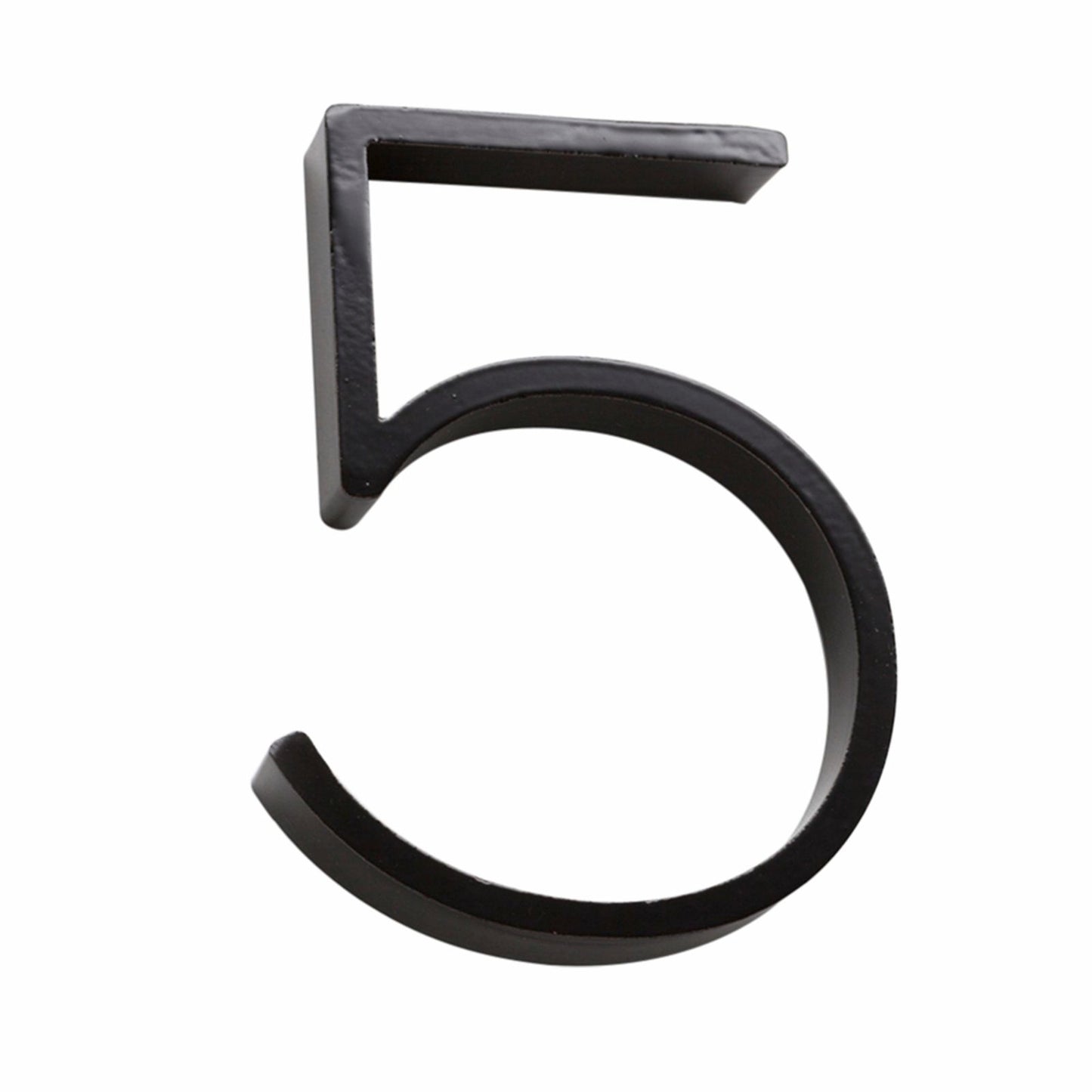Sandleford House Number 5 - 120mm - Black