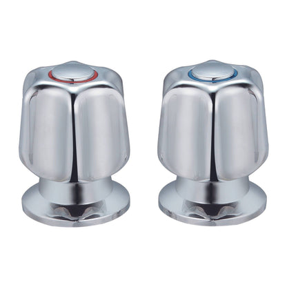 Shaw Mason Chrome Star Style Basin Top Assembly - 140mm - Pair