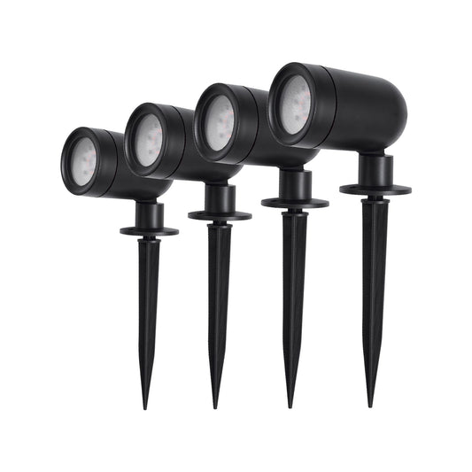 Brilliant Black Smart Fuchsia RGBW Garden Light Kit - 4 Pack