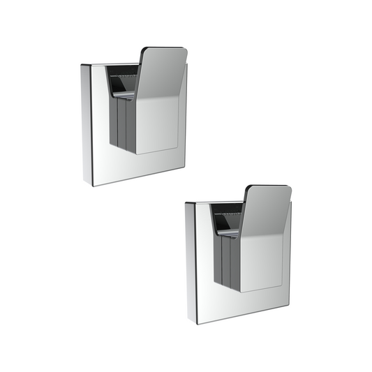 Fusion Loc Designer Hook - 2 Pack - Chrome