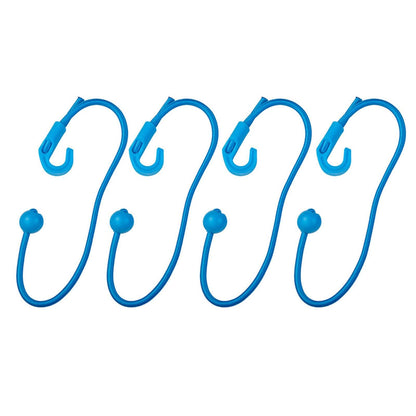 Polytuf Adjustable Bungee Cord - 8mm x 24" - 4 Pack