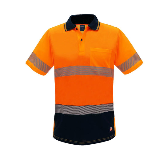 Citeco Womens Hi Vis Short Sleeve Polo - Size 16 - Orange