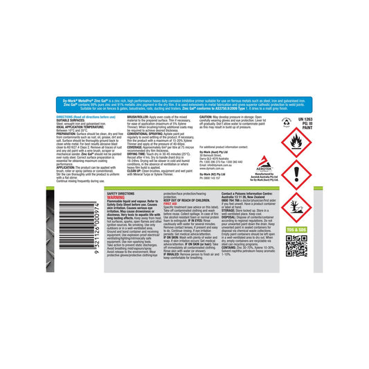 Dy Mark Metalpro Zinc Gal - 500ml