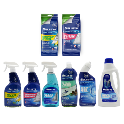 Selleys Complete Clean Biodegradable Disinfectant Wipes - 110 Pack