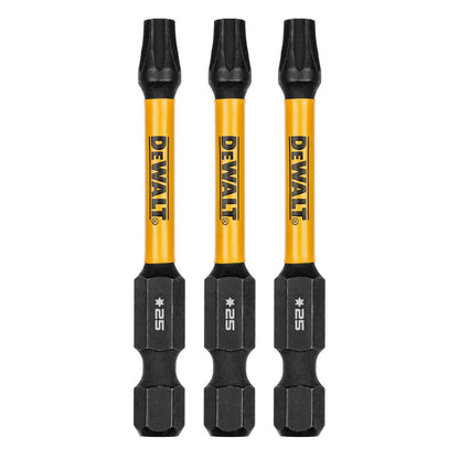 Dewalt Flextorq Screwdriver Bit - 57mm TX25 - 3 Pack