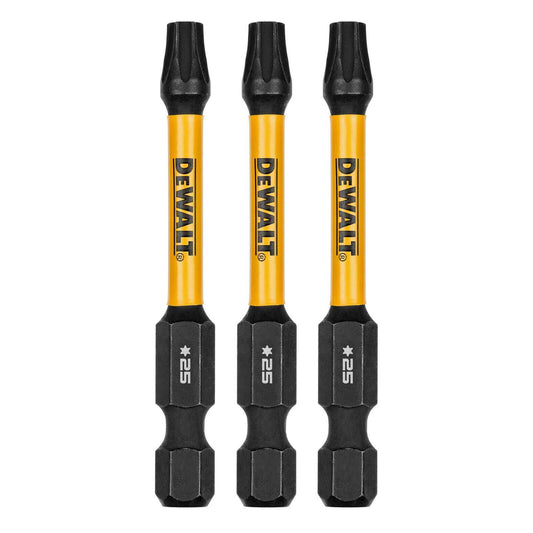 Dewalt Flextorq Screwdriver Bit - 57mm TX25 - 3 Pack