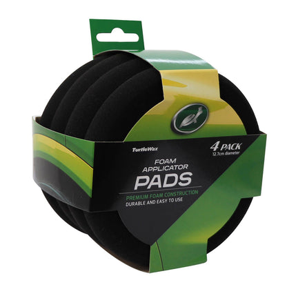 Turtle Wax Foam Applicator Pads - 130 x 140 x 85mm - 4 Pack